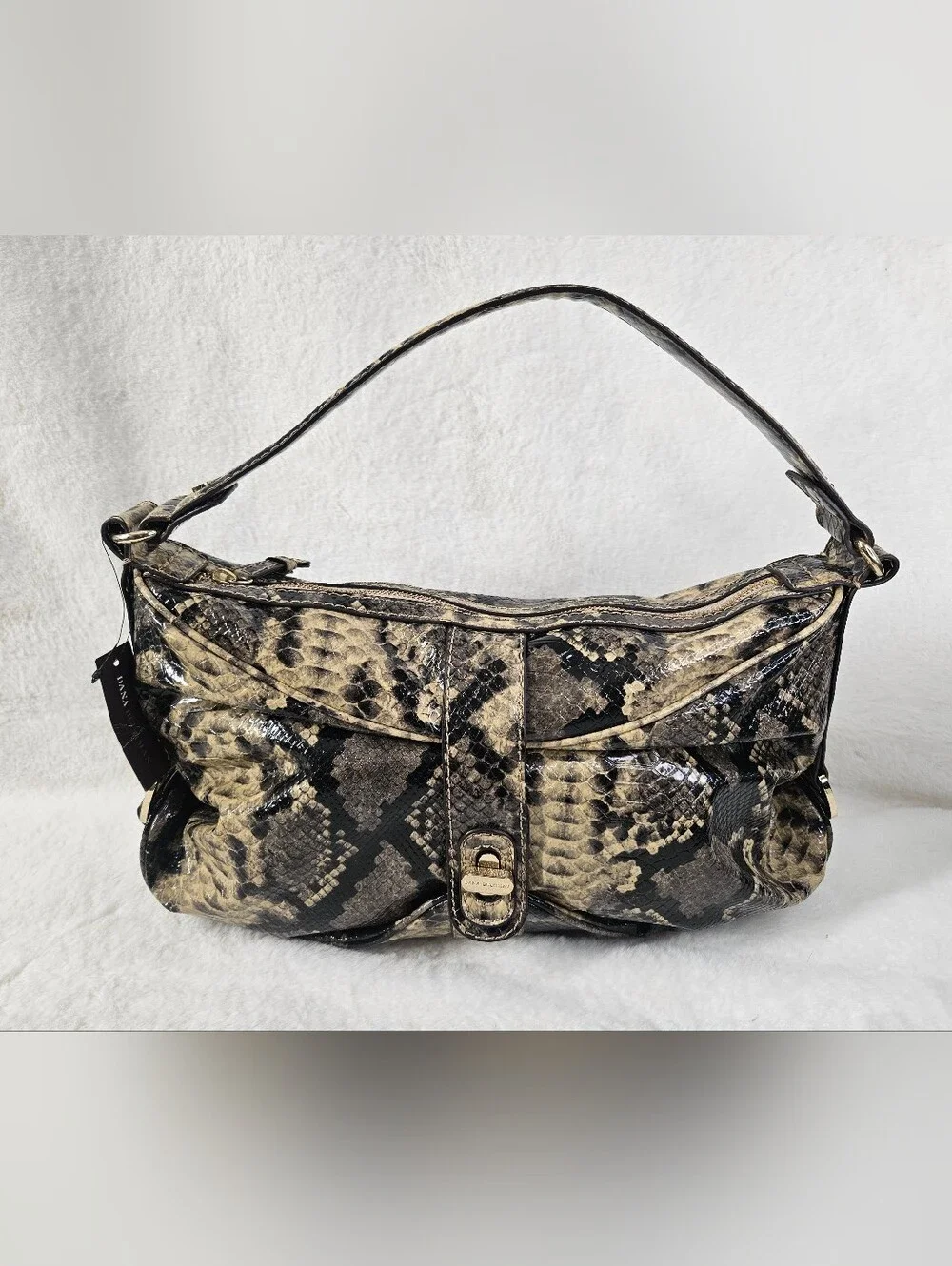 Dana Buchanan Morgan Faux Snakeskin Hobo Bag NWT